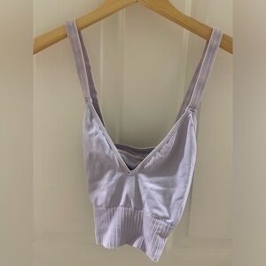 Free People Movement Sports Bra lilac purple medium large stretch